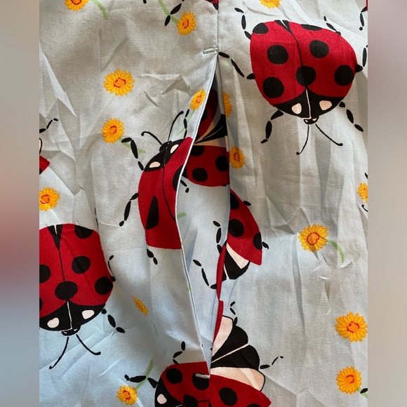 Hell Bunny 100% cotton ladybug circle skirt NWOT Size 2XL - Picture 6 of 10